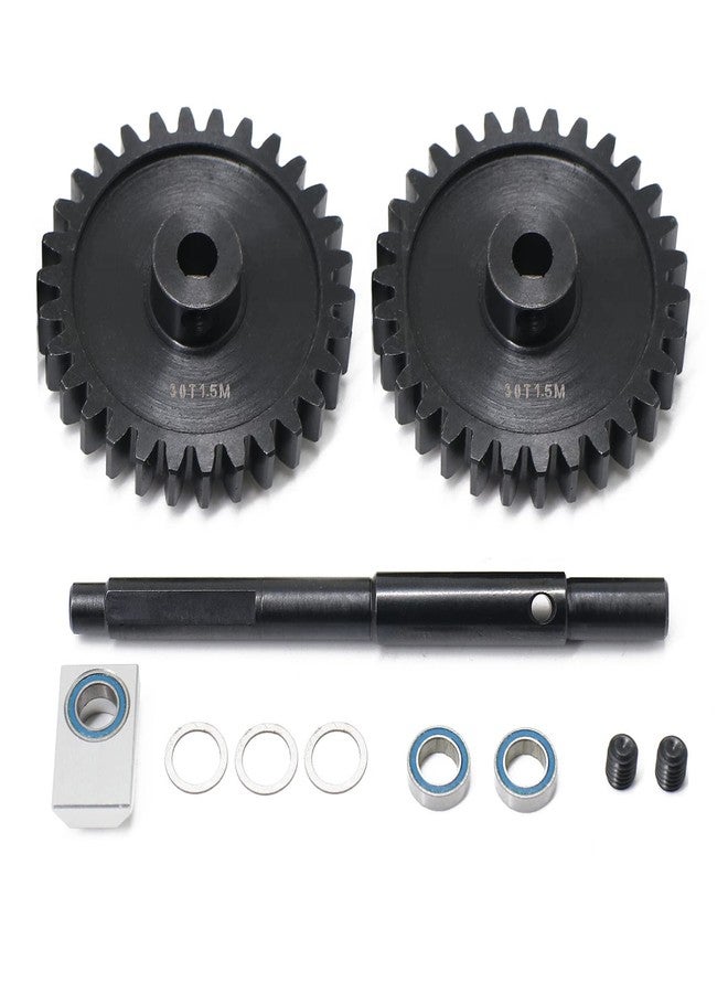 ZLiT RC Car Gear Kit for Traxxas1/5,Harden Steel Gears for Traxxas 1/5 X-MAXX XRT 1.5M 20T-25T-30T-35T Crawler Car Large Transmission Gear Part (30T+30T) - Image 1